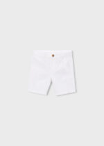 Mayoral Παιδική Βερμούδα chino καπαρντίνα  για Αγόρι Λευκό 26-00202-040