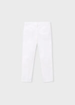 Mayoral Παιδικό Πουκάμισο κοντό λινό με γιακά Mao για Αγόρι Λευκό 26-00512-072 - Image 3