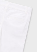 Mayoral Παιδικό Πουκάμισο κοντό λινό με γιακά Mao για Αγόρι Λευκό 26-00512-072 - Image 4