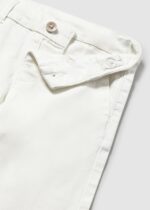 Mayoral Παιδικό Πουκάμισο κοντό λινό με γιακά Mao για Αγόρι Κρεμ 26-00522-039 - Image 2