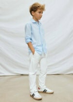 Mayoral Παιδικό Παντελόνι chino  για Αγόρι Κρεμ 26-00530-030