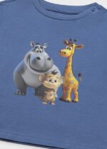 Mayoral Παιδική Μπλούζα κοντομάνικη ζωάκια για Αγόρι Μπλε 26-01008-082 – Bild 3