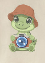 Mayoral Παιδική Μπλούζα κοντομάνικη Δεινοσαυράκι με κάμερα για Αγόρι Εκρού 26-01016-027 - Image 3