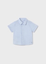Mayoral Παιδικό Πουκάμισο κοντομάνικο για Αγόρι Μπλε 26-01112-050