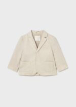 Mayoral Παιδικό Σακάκι λινό suiting για Αγόρι Μπεζ 26-01404-027