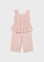 Mayoral Παιδικό Σετ Παντελόνιού μακρύ για Κορίτσι Φούξια 26-01515-027