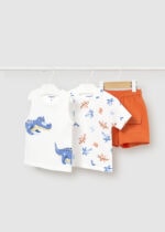 Mayoral Παιδικό Σετ μακό Δεινόσαυροι για Αγόρι Πορτοκαλί 26-01673-058