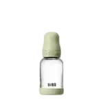 Bibs βρεφικό Μπιμπερό Γυαλινο Στρογγυλη Θηλη Latex 120Ml Αργης Ροης Sage για Αγόρι Πράσινο 5019250 - Image 2