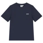 BOSS Παιδικό Μπλουζάκι Πόλο Κοντομάνικο για Αγόρι Μαύρο J25P26-09B-Μαύρο