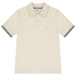 BOSS Παιδικό Μπλουζάκι Πόλο Κοντομάνικο για Αγόρι Μπεζ J52958-21C-Μπεζ