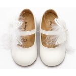 BABYWALKER Βρεφική Μπαλαρίνα για Κορίτσι Λευκό bs-3598 - Image 2