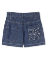 DKNY Παιδικό Σορτς για Κορίτσι Μπεζ D62573-Z28-Μπεζ - Image 2