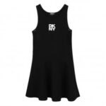 DKNY Παιδικό Φόρεμα για Κορίτσι Μαύρο D62601-09B-Μαύρο