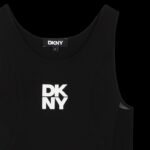 DKNY Παιδικό Φόρεμα για Κορίτσι Μαύρο D62601-09B-Μαύρο – Bild 3