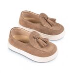 BABYWALKER Βρεφικά Παπούτσια Μοκασίνια για Αγόρι Πούρο exc-5276