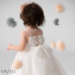 Vinteli Βαπτιστικό Φόρεμα για Κορίτσι Ιβουάρ EXC6504 - Image 2