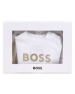 BOSS Παιδικό Σετ Μακό για Αγόρι Γκρι J53048-249-Γκρι