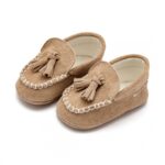 BABYWALKER Βρεφικά Μοκασίνια Αγκαλιάς για Αγόρι Μπεζ mi-1130 - Image 2