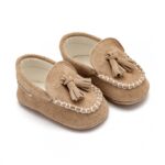 BABYWALKER Βρεφικά Μοκασίνια Αγκαλιάς για Αγόρι Μπεζ mi-1130