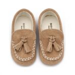 BABYWALKER Βρεφικά Μοκασίνια Αγκαλιάς για Αγόρι Μπεζ mi-1130 - Image 3