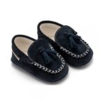 BABYWALKER Βρεφικά Μοκασίνια Αγκαλιάς για Αγόρι Μπλε mi-1130-Μπλε