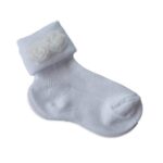 BABYWALKER Βρεφικά Καλτσάκια για Κορίτσι Λευκό Sock-9002-White
