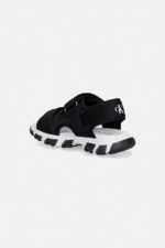 Calvin Klein Παιδικό Σανδάλι με Velcro για Αγόρι Μαύρο V1B2-83321-1564-999 - Image 4