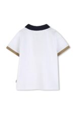 BOSS Παιδικό Μπλουζάκι Πόλο Κοντομάνικο για Αγόρι Λευκό J52878-10P-Λευκό - Image 2