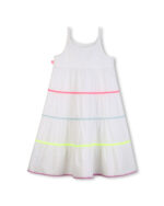 Billieblush Παιδικό Φόρεμα για Κορίτσι Λευκό U21839-10P-Λευκό - Image 4