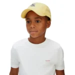 Calvin Klein Παιδικό Καπέλο CK με Λογότυπο για Κορίτσι Εκρού IU0IU00728-ZA0 - Image 2