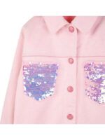 Billieblush Παιδικό Μπουφάν για Κορίτσι Εκρού U22156-S51-Εκρού - Image 3