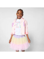 Billieblush Παιδικό Μπουφάν για Κορίτσι Εκρού U22156-S51-Εκρού - Image 4