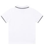 BOSS Παιδικό Μπλουζάκι Πόλο Κοντομάνικο για Αγόρι Λευκό J25P26-10P-Λευκό - Image 2