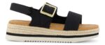 Toms Παιδικά Σανδάλια για Κορίτσι Μαύρο 26-10023215 - Image 6