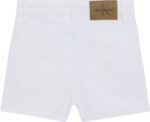 Calvin Klein Παιδικό Λευκό Denim Σορτσάκι Relaxed Γραμμής για Κορίτσι Λευκό LVCKSJC18G-YAF - Image 2