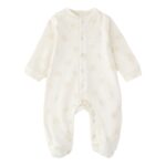 iDo Βρεφικό Φορμάκι με Ποδαράκια Unisex Μπεζ 4G072-6BWB