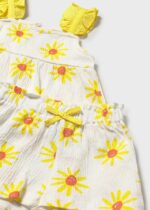 Mayoral Παιδικό Σετ Σορτς μακό γκοφρέ για Κορίτσι Κίτρινο 26-01207-052 - Image 3