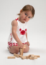 Mayoral Παιδικό Σετ Σορτς εμπριμέ  για Κορίτσι Κόκκινο 26-01210-065