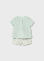 Mayoral Newborn Βρεφικό Σετ Παντελόνι Κοντό για Αγόρι Μπλε 26-01270-029 – Bild 2