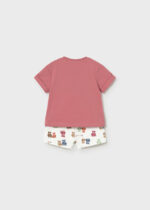 Mayoral Newborn Βρεφικό Σετ Παντελόνι Κοντό με Μακό Μπλουζάκι  για Αγόρι Πορτοκαλί 26-01277-042 - Image 2