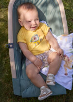 Mayoral Newborn Βρεφικό Σετ Παντελόνι Κοντό για Αγόρι Κίτρινο 26-01284-052 - Image 3