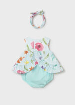 Mayoral Newborn Βρεφικό Σετ Σορτς για Κορίτσι Φλοράλ 26-01290-065 - Image 2