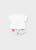 Mayoral Newborn Βρεφικό Σετ Σορτς για Κορίτσι Φλοράλ 26-01291-043 - Image 2
