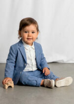 Mayoral Παιδικό Σακάκι λινό suiting για Αγόρι Μπλε 26-01404-025 - Image 2