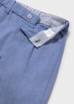 Mayoral Παιδικό λινό Παντελόνι suiting για Αγόρι Μπλε 26-01517-049 – Bild 4