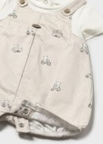 Mayoral Newborn Βρεφικό Φορμάκι Κοντό  για Αγόρι Καφέ 26-01613-036 – Bild 3