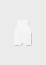 Mayoral Newborn Βρεφικό Σετ 2 αμάνικα φορμάκια με καπέλο για Αγόρι Κίτρινο 26-01616-072 - Image 3