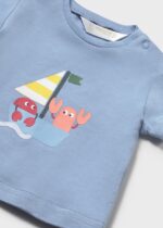 Mayoral Newborn Βρεφικό Σετ Μαγιό με Καπέλο για Αγόρι Μπλε 26-01617-024 - Image 4