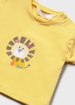 Mayoral Newborn Βρεφικό Σετ Μαγιό με Καπέλο για Αγόρι Κίτρινο 26-01617-026 - Image 3