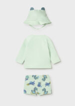 Mayoral Newborn Βρεφικό Σετ Μαγιό για Αγόρι Πράσινο 26-01619-033 - Image 2